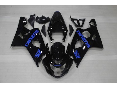 Carenados Moto GSXR 750 K4 04-05 - Calcomanía negra y azul