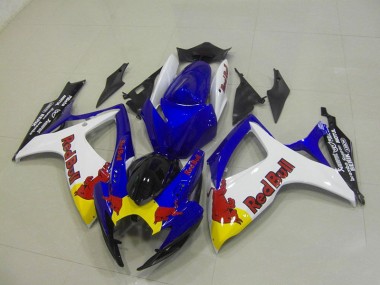 Carenados Moto GSXR 750 K6 06-07 - Azul Blanco Red Bull