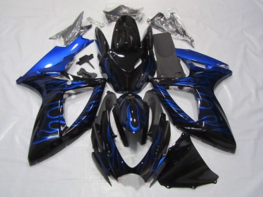 Carenados Moto GSXR 750 K6 06-07 - Llama azul negra