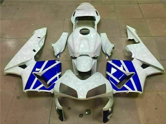 Carenados Moto & Plástico CBR 600 RR 03-04 - Blanco Azul Carenados Moto & Plástico CBR 600 RR 03-04 - Blanco Azul