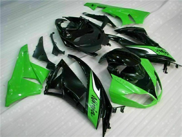 Carenados Moto & Plástico ZX6R 09-12 - Negro Verde Carenados Moto & Plástico ZX6R 09-12 - Negro Verde