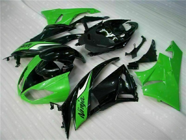 Carenados Moto & Plástico ZX6R 09-12 - Negro Verde Carenados Moto & Plástico ZX6R 09-12 - Negro Verde