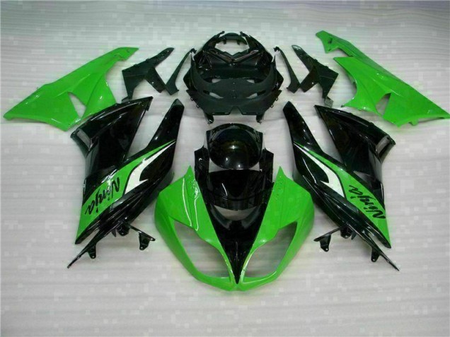 Carenados Moto & Plástico ZX6R 09-12 - Negro Verde Carenados Moto & Plástico ZX6R 09-12 - Negro Verde