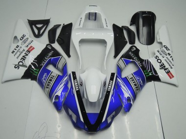 Carenados Moto R1 00-01 - Azul Blanco ENEOS Monster