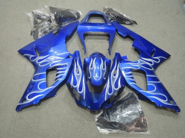 Carenados Moto R1 00-01 - Azul Blanco Llama