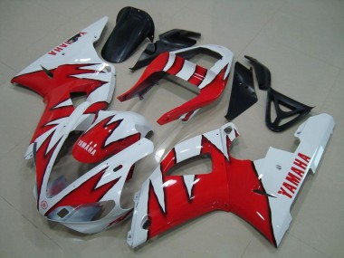 Carenados Moto R1 00-01 - Blanco Rojo Llama