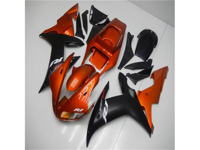 Carenados Moto R1 02-03 - Naranja Negro Carenados Moto R1 02-03 - Naranja Negro