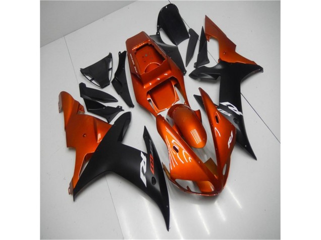 Carenados Moto R1 02-03 - Naranja Negro Carenados Moto R1 02-03 - Naranja Negro