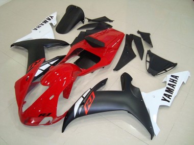 Carenados Moto R1 02-03 - Negro Mate Rojo