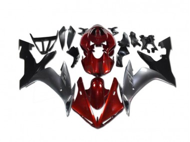 Carenados Moto R1 02-03 - Rojo Gris Negro