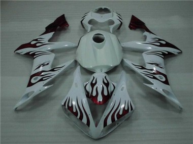 Carenados Moto R1 04-06 - Blanco Rojo Llama