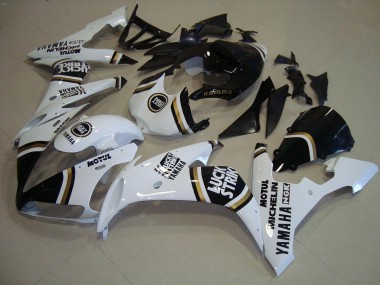 Carenados Moto R1 04-06 - Negro Oro Blanco