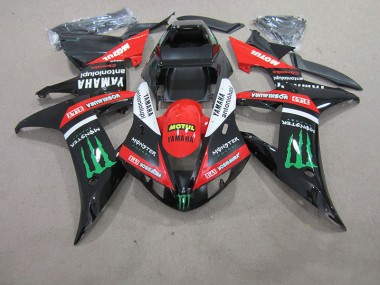 Carenados Moto R1 04-06 - Rojo Blanco Negro Motul