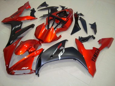 Carenados Moto R1 04-06 - Rojo Negro Mate