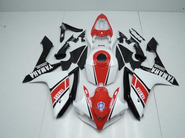 Carenados Moto R1 07-08 - Fábrica Rojo Blanco Carenados Moto R1 07-08 - Fábrica Rojo Blanco