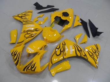 Carenados Moto R1 09-11 - Amarillo Negro Llama