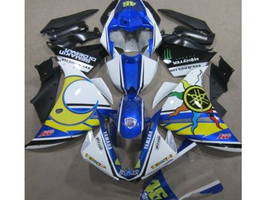 Carenados Moto R1 09-11 - Azul Blanco Amarillo 46