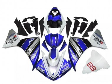 Carenados Moto R1 09-11 - Blanco Azul Plata