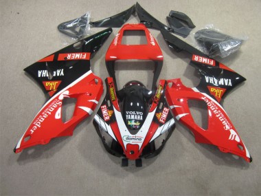 Carenados Moto R1 09-11 - Rojo Negro Blanco Santander