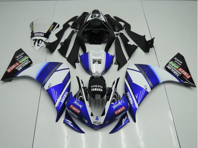 Carenados Moto R1 12-14 - Azul Negro Sterilgarda Carenados Moto R1 12-14 - Azul Negro Sterilgarda