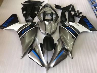 Carenados Moto R1 12-14 - Plata Azul
