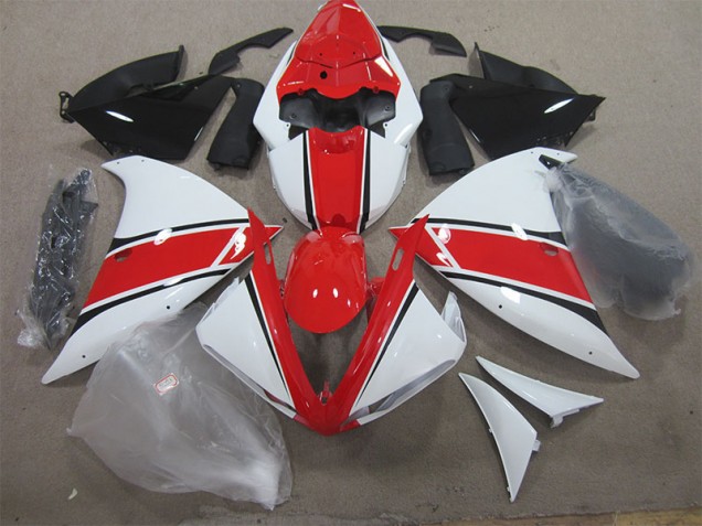 Carenados Moto R1 12-14 - Rojo Blanco Carenados Moto R1 12-14 - Rojo Blanco