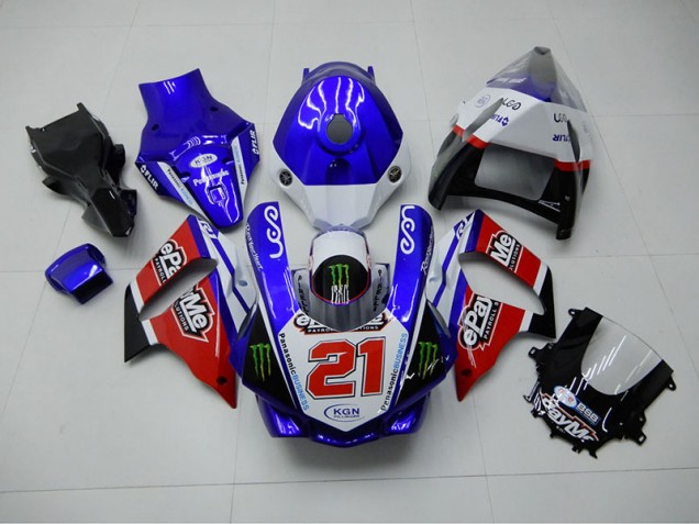 Carenados Moto R1 15-19 - Azul Rojo KGN 21 Carenados Moto R1 15-19 - Azul Rojo KGN 21