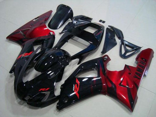 Carenados Moto R1 98-99 - Negro Rojo Carenados Moto R1 98-99 - Negro Rojo