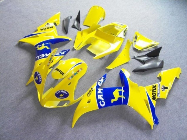 Carenados Moto R6 03-05 - Amarillo Azul Motul Camello Carenados Moto R6 03-05 - Amarillo Azul Motul Camello