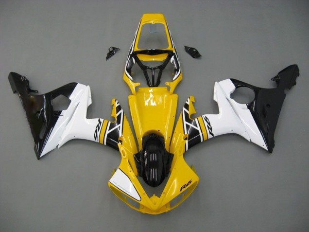 Carenados Moto R6 03-05 - Amarillo Blanco Negro Carenados Moto R6 03-05 - Amarillo Blanco Negro