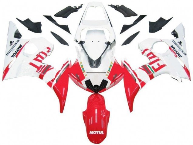 Carenados Moto R6 03-05 - Blanco Rojo Fiat Carenados Moto R6 03-05 - Blanco Rojo Fiat