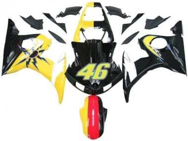 Carenados Moto R6 03-05 - Negro Amarillo No. 46