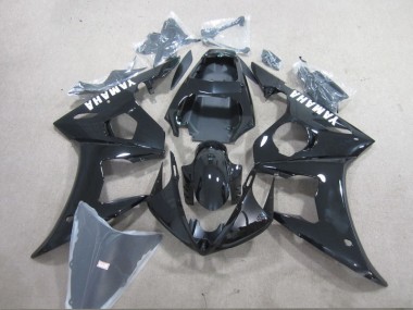 Carenados Moto R6 03-05 - Negro Blanco Calcomanía