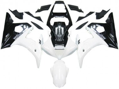 Carenados Moto R6 03-05 - Negro Blanco