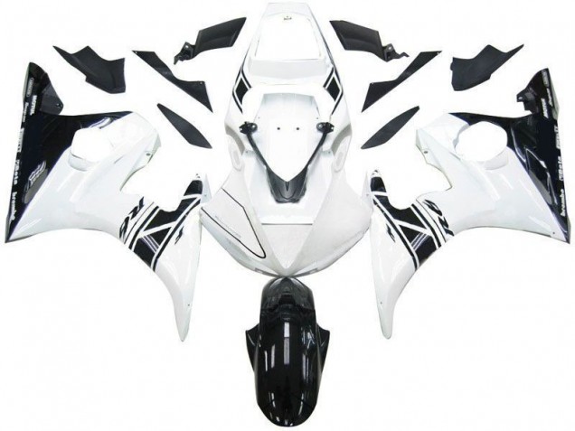 Carenados Moto R6 03-05 - Negro Blanco Tribal Carenados Moto R6 03-05 - Negro Blanco Tribal