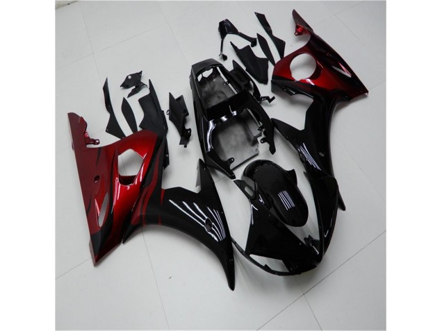 Carenados Moto R6 03-05 - Negro Rojo Carenados Moto R6 03-05 - Negro Rojo