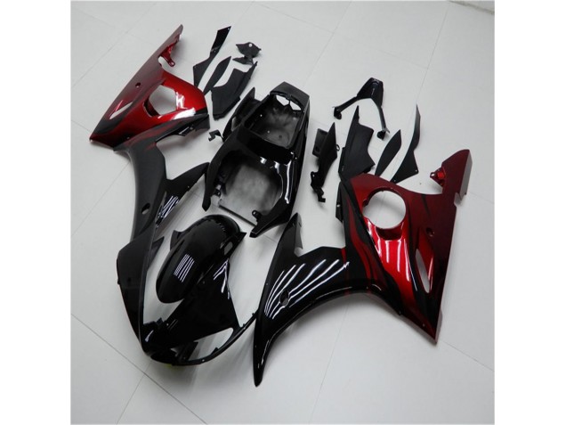 Carenados Moto R6 03-05 - Negro Rojo Carenados Moto R6 03-05 - Negro Rojo