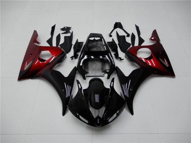 Carenados Moto R6 03-05 - Negro Rojo Carenados Moto R6 03-05 - Negro Rojo