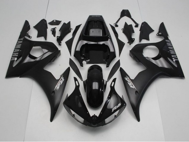 Carenados Moto R6 03-05 - Negro con Plata Calcomanías Carenados Moto R6 03-05 - Negro con Plata Calcomanías