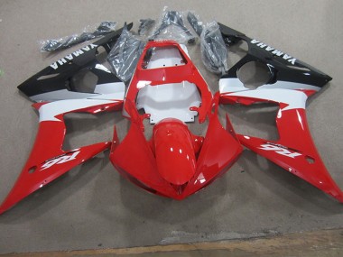 Carenados Moto R6 03-05 - Rojo Blanco Calcomanía