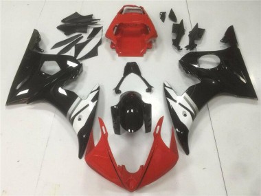 Carenados Moto R6 03-05 - Rojo Negro Blanco