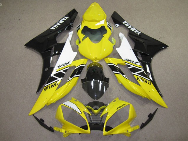 Carenados Moto R6 06-07 - Amarillo Negro Calcomanía Carenados Moto R6 06-07 - Amarillo Negro Calcomanía