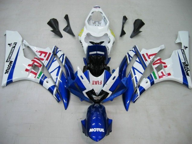 Carenados Moto R6 06-07 - Azul Blanco Motul Rojo Fiat Carenados Moto R6 06-07 - Azul Blanco Motul Rojo Fiat