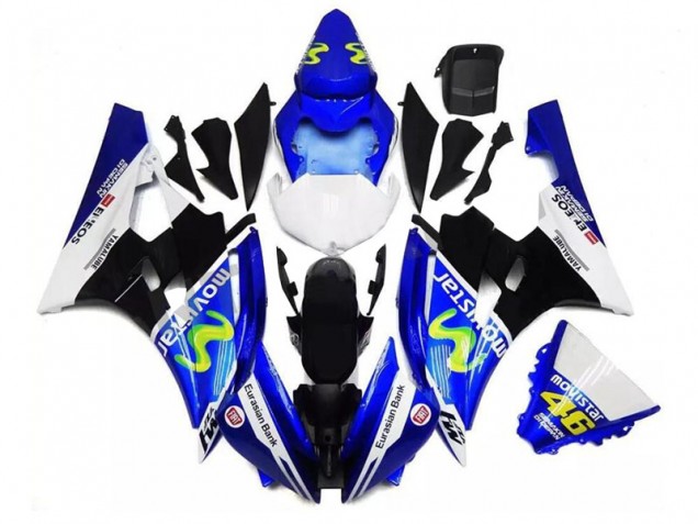 Carenados Moto R6 06-07 - Azul Negro Blanco Carenados Moto R6 06-07 - Azul Negro Blanco