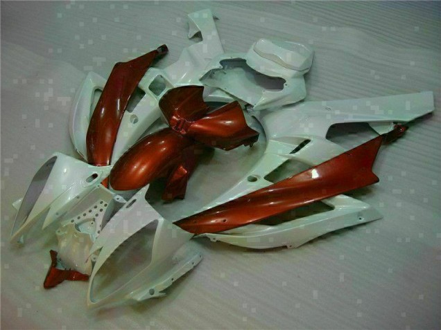 Carenados Moto R6 06-07 - Blanco Marrón Carenados Moto R6 06-07 - Blanco Marrón