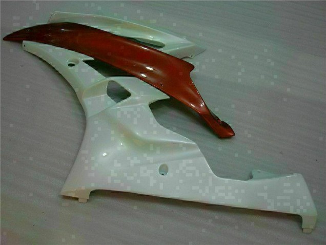 Carenados Moto R6 06-07 - Blanco Marrón Carenados Moto R6 06-07 - Blanco Marrón