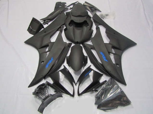 Carenados Moto R6 06-07 - Calcomanía negra y azul Carenados Moto R6 06-07 - Calcomanía negra y azul
