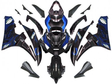 Carenados Moto R6 06-07 - Llama azul negra
