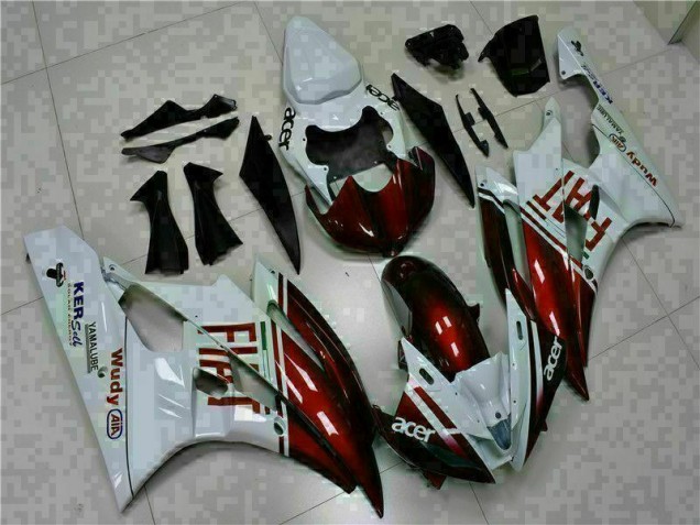 Carenados Moto R6 06-07 - Marrón Blanco Carenados Moto R6 06-07 - Marrón Blanco