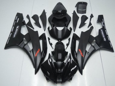 Carenados Moto R6 06-07 - Negro Mate & Brillante Negro